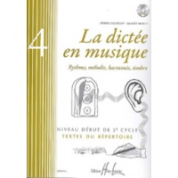 La dictée en musique Volume 4 + cd