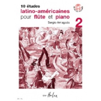 10 Etudes Latino-Américaines Volume 2 - Flûte + cd