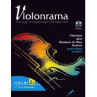 Violonrama Volume 2A + cd + Part piano 1ère , 2ème et 3ème positions